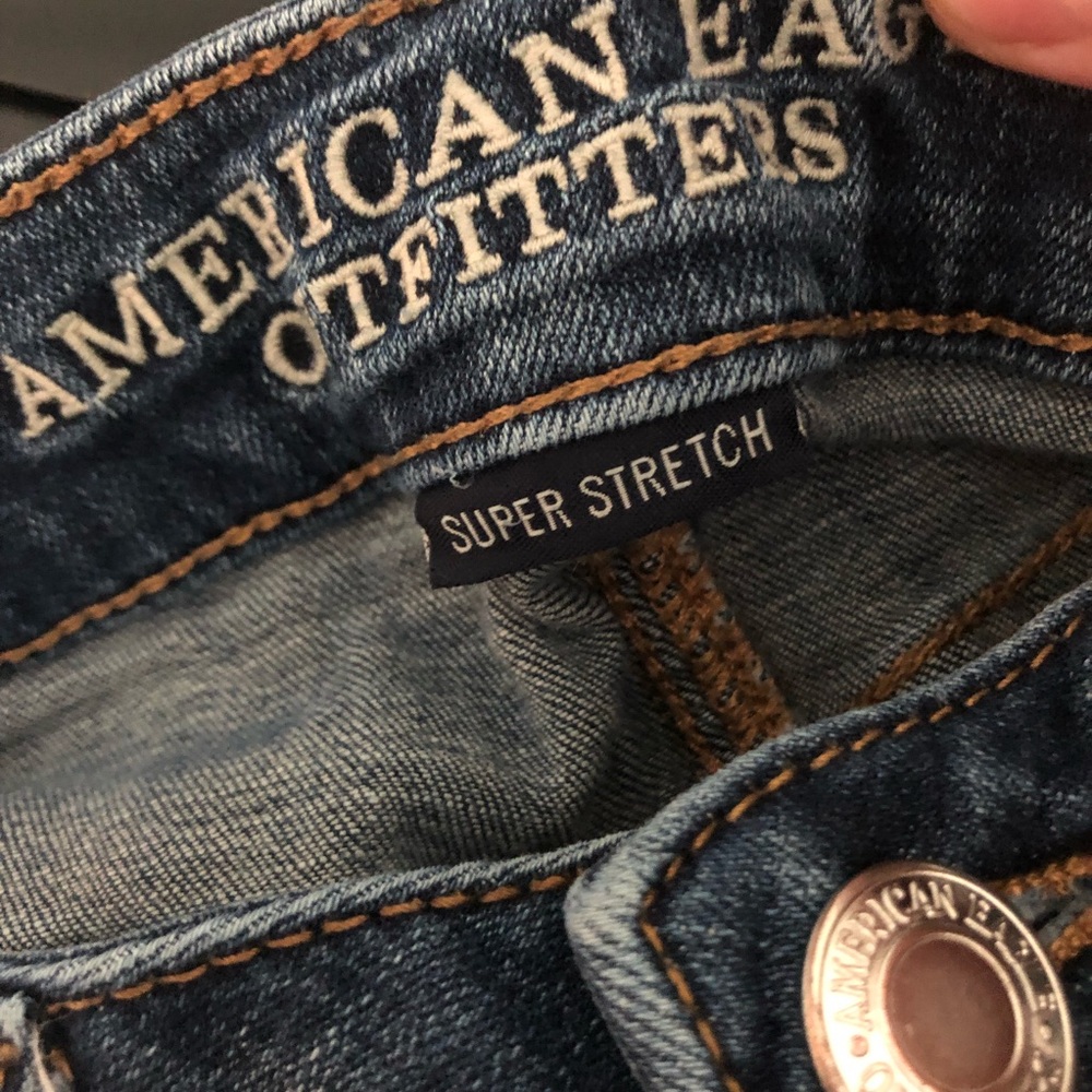American Eagle Super Stretch Skinny Jeans sz 4R ✨ - Picture 2 of 5